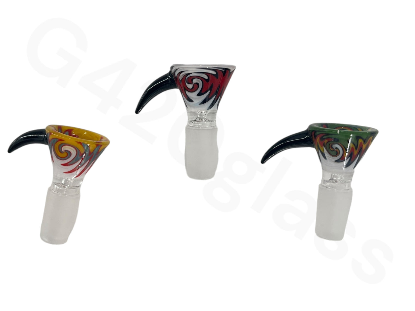 Male Horned Colorful Bowl