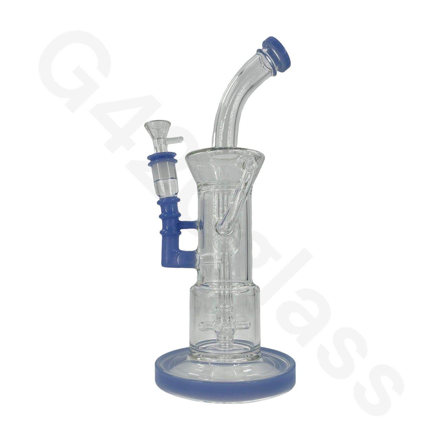 S84 12 Inch Complicated Water Pipe Recycler Hookah Glass Bongs Oil Rigs Multi Filter Bong