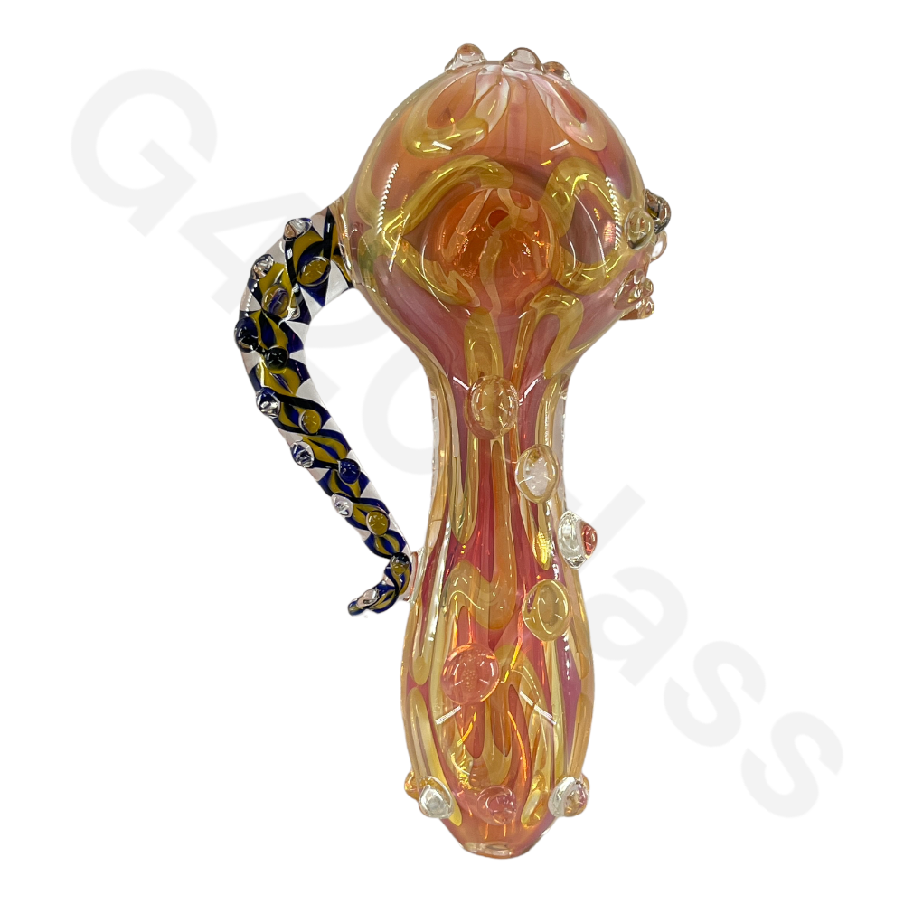 SP049 4 Inch Horned Hand Pipe | Spoon Hookah Pipe Tobacco