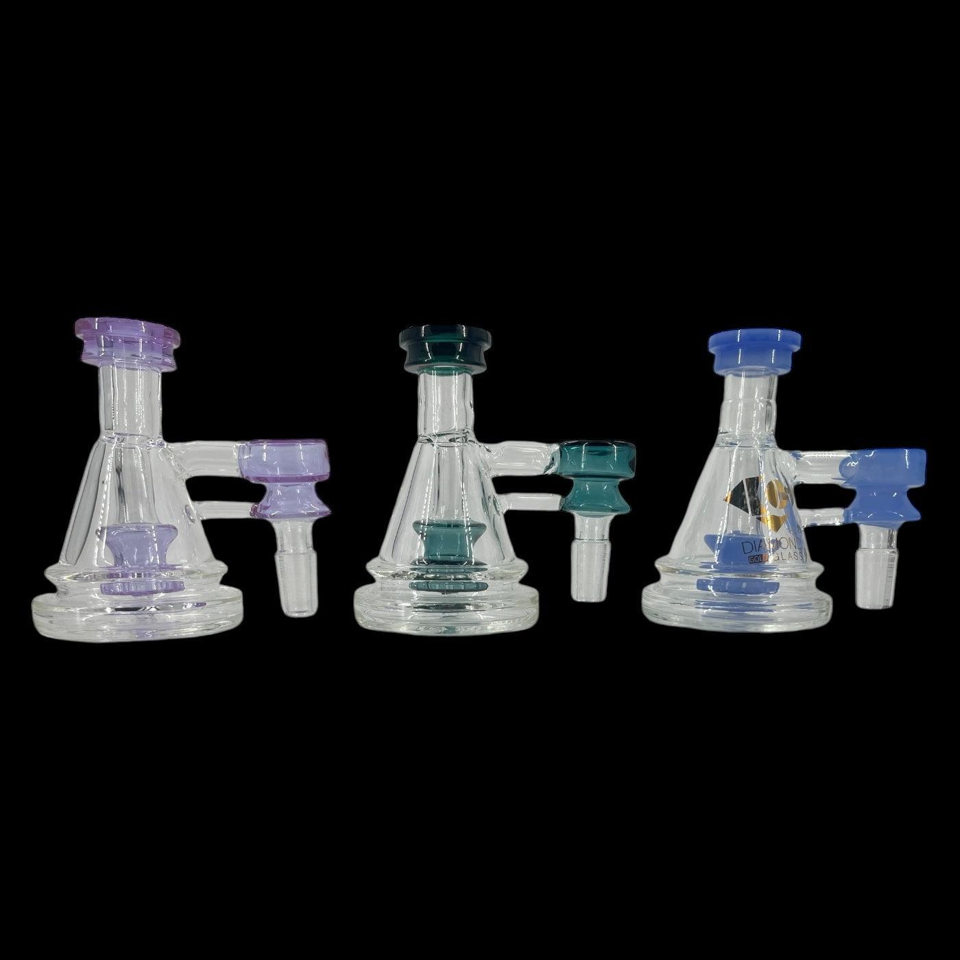 ASHC-2 45/90 Degree 14mm Male Dimond Style Ash Catcher