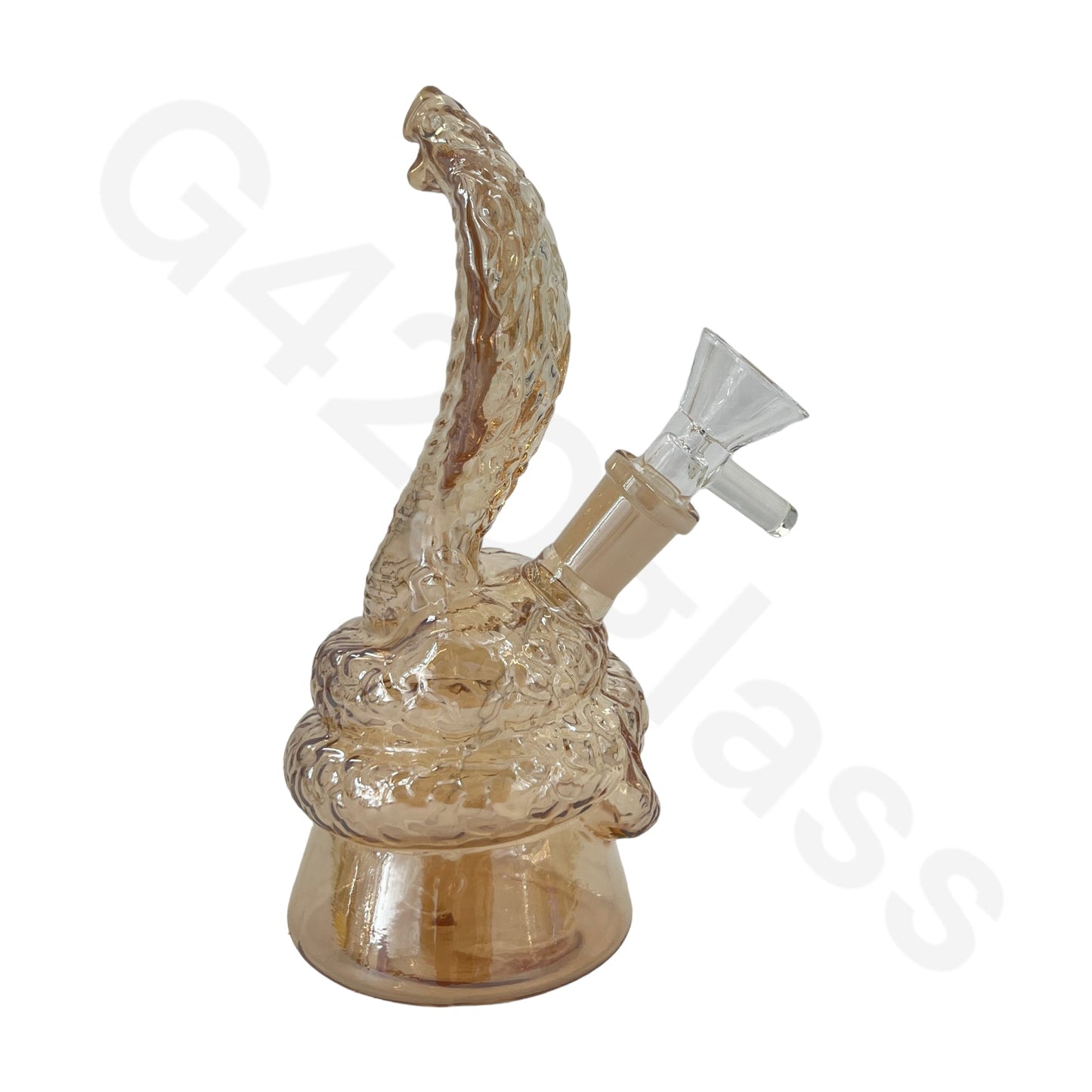 S70 6 Inch Electroplate Snake Style Water Pipe Mini Bubbler Bongs