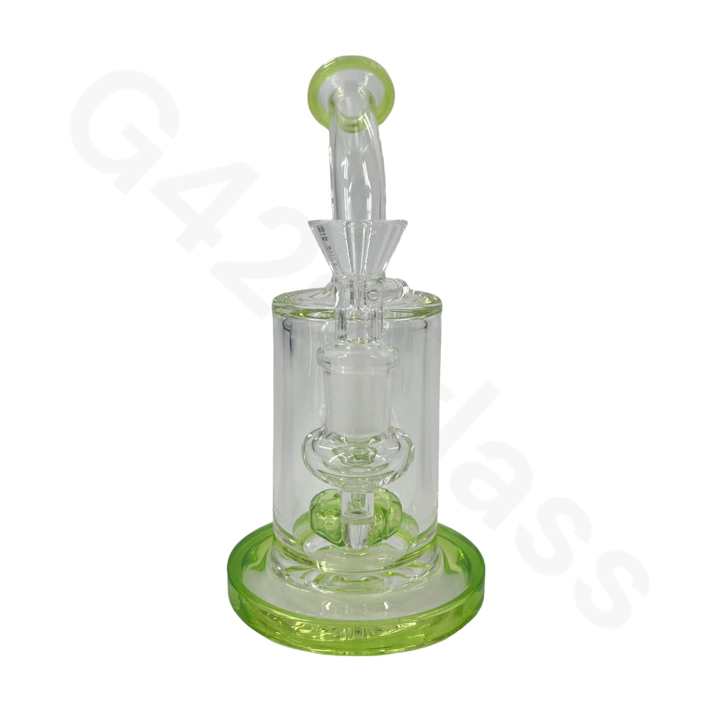 S82 7 Inch Simple Water Pipe Mini Bubbler Glass Bongs Oil Rigs