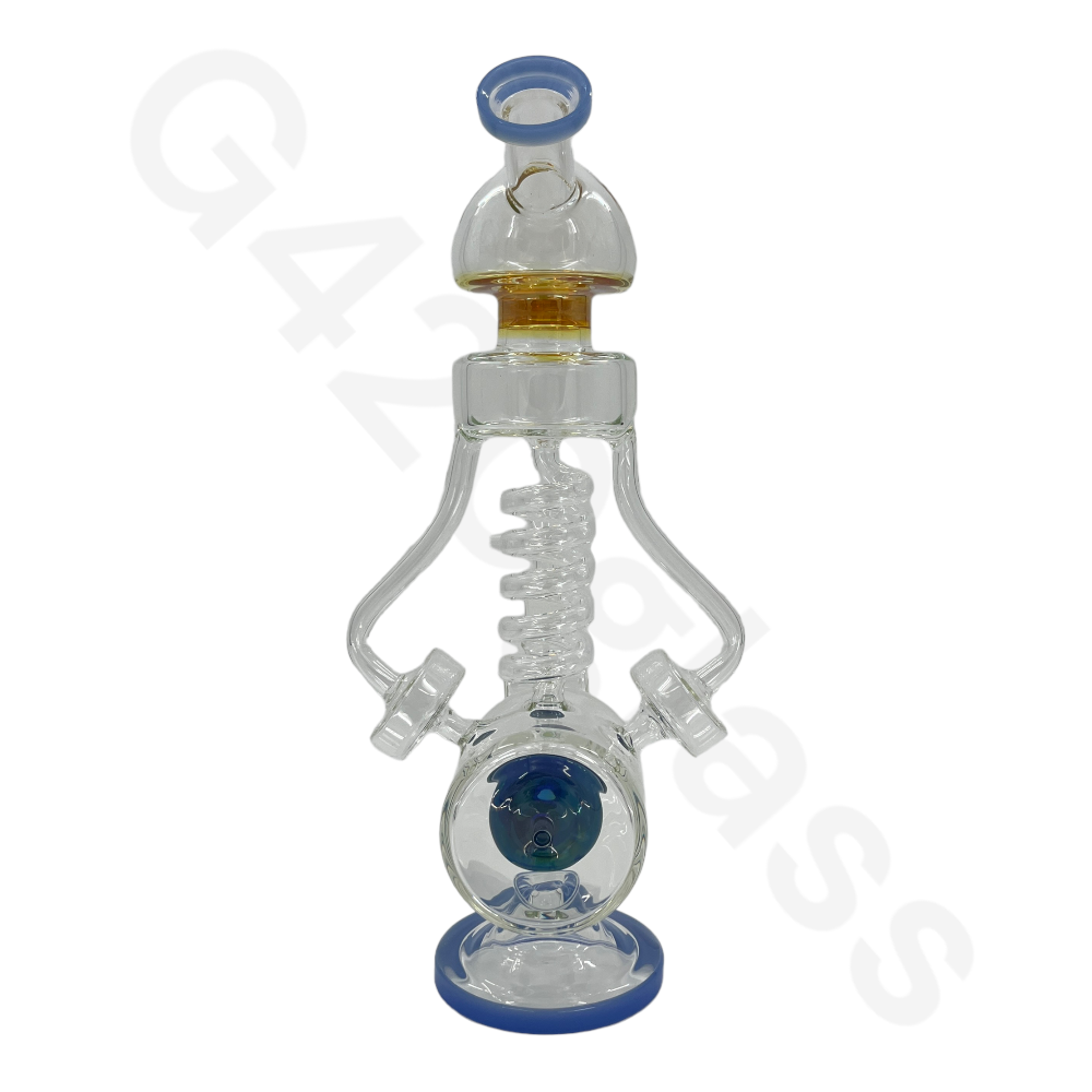 S57 15 Inch LOOKAH Jellyfish Water Pipe | Glass Bong