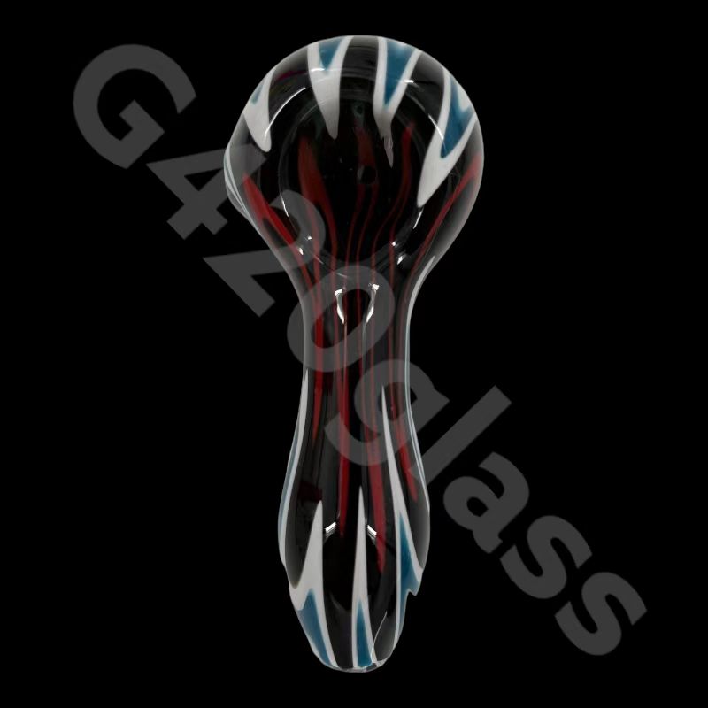SP008 4 Inch Glass Hand Pipes | Fancy Color Combined Smoking Pipes