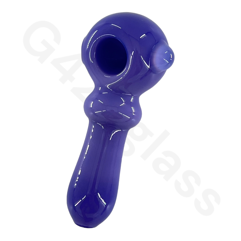 SP037 4 Inch Solid Color Hand Pipe | G420glass Spoon Pipe