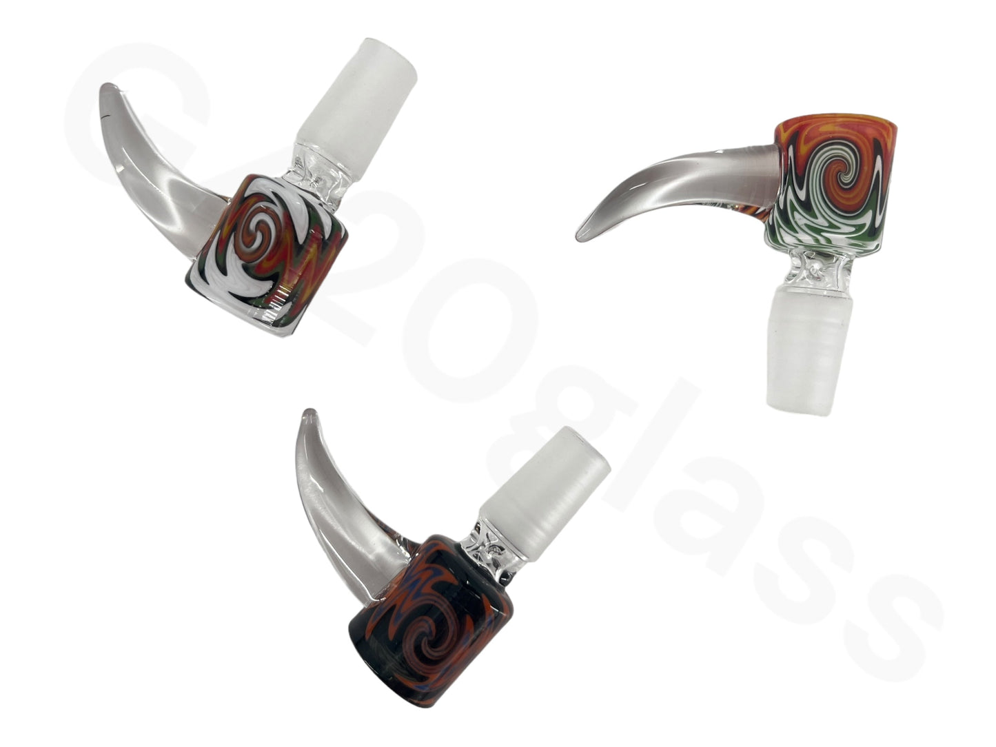 Colorful Patterned Male Bowl 14mm