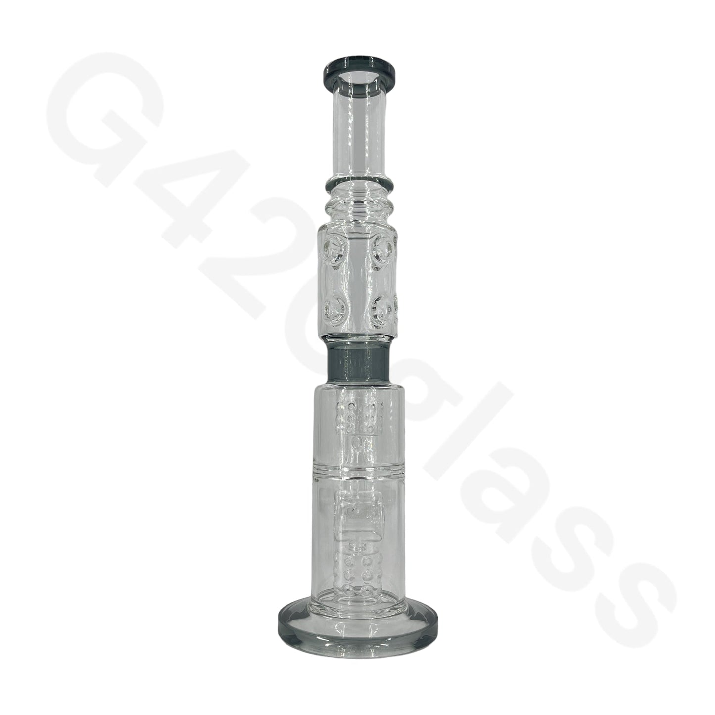 S61 18 Inch Lookah Glass Monster Triple Chamber Pipe | Big Bong
