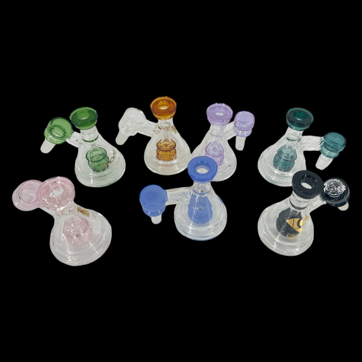 ASHC-2 45/90 Degree 14mm Male Dimond Style Ash Catcher