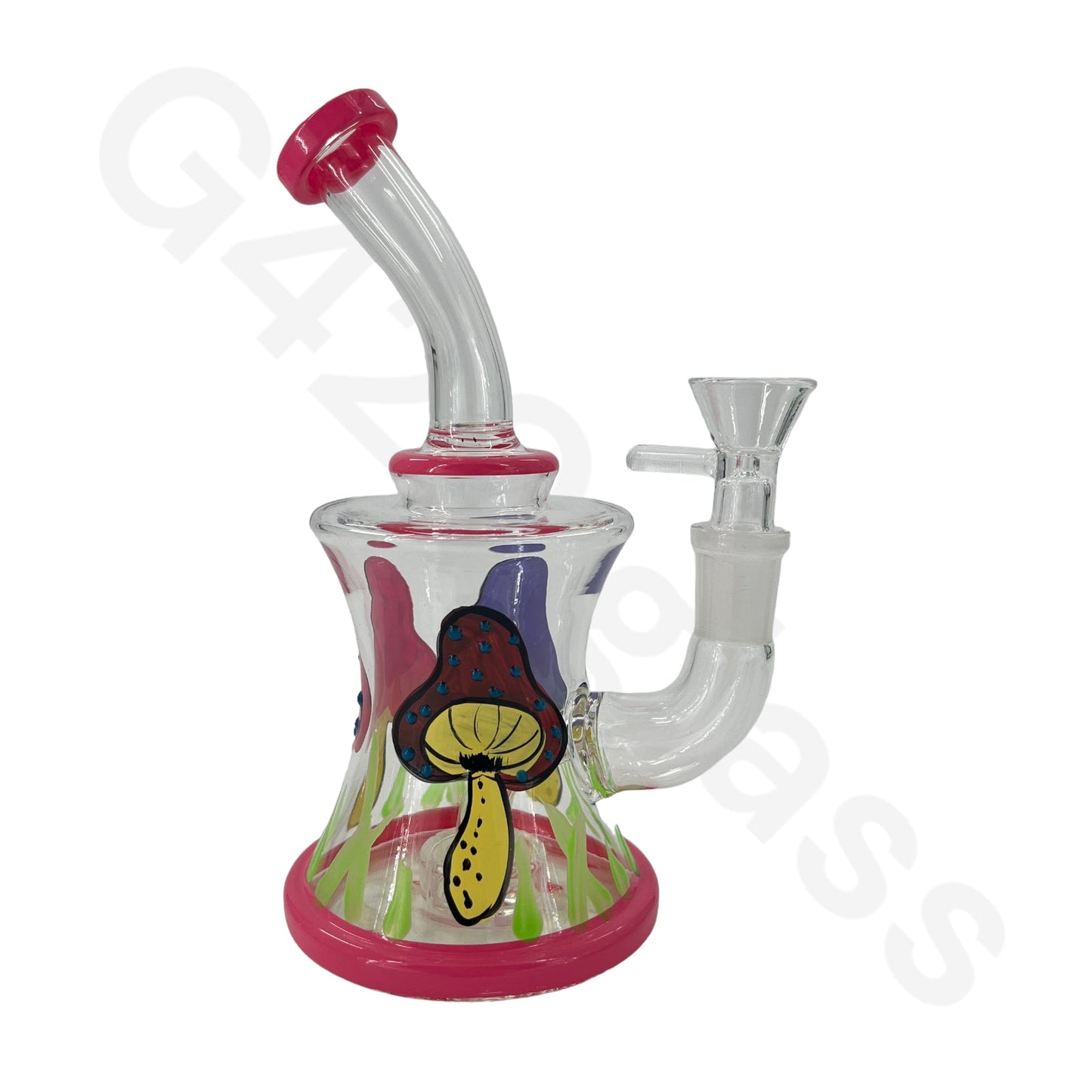 Pink Water pipe Glass bong