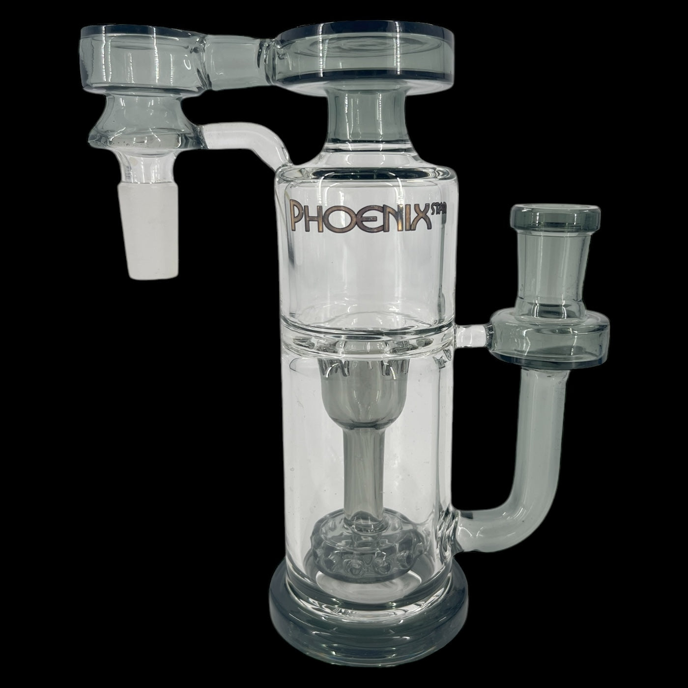 ASHC-5. 90 Degree 14mm/19mm Male Tube Style Ash Catcher