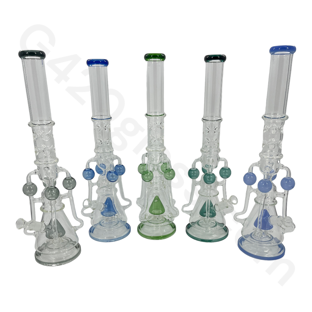 S42 21 Inch The LOOKAH Glass Monster Quad Pipe | Bongs