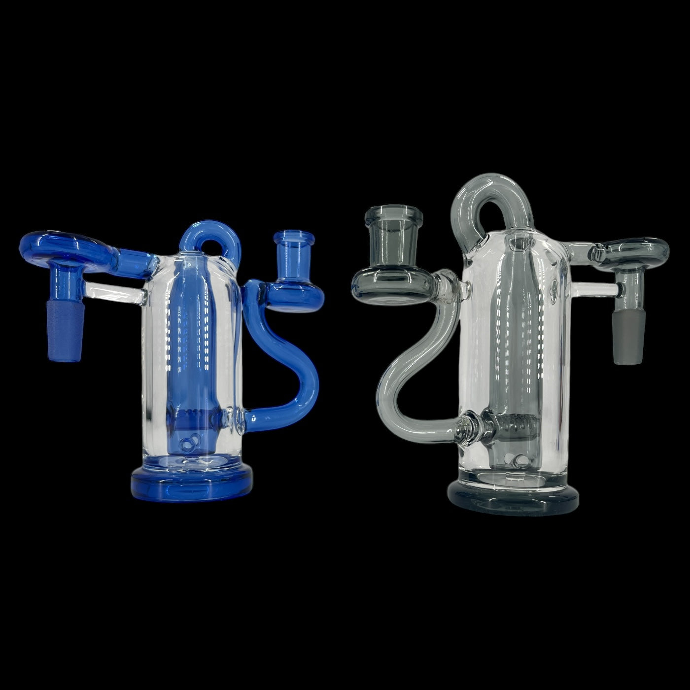 ASHC-5. 90 Degree 14mm/19mm Male Tube Style Ash Catcher