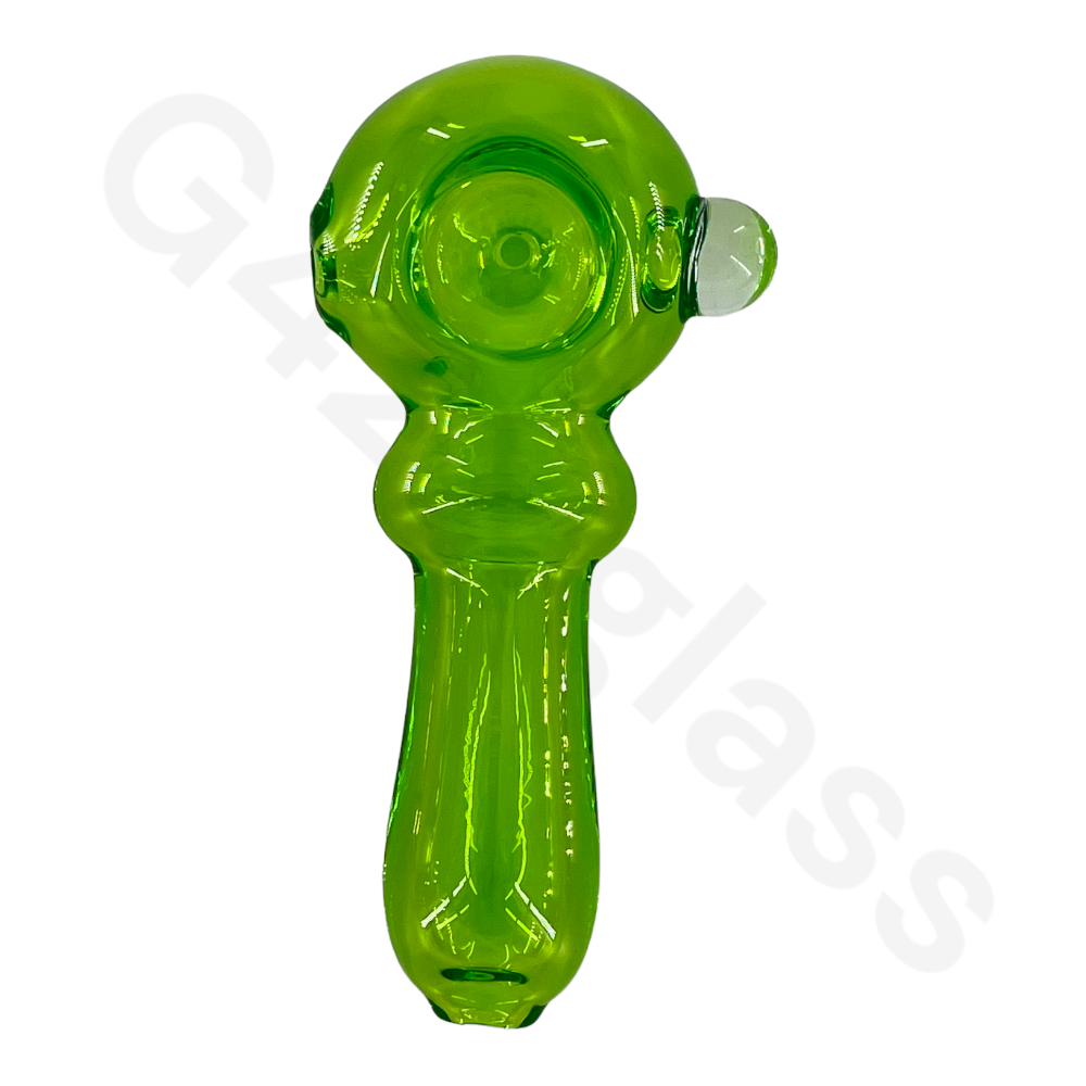 SP037 4 Inch Solid Color Hand Pipe | G420glass Spoon Pipe