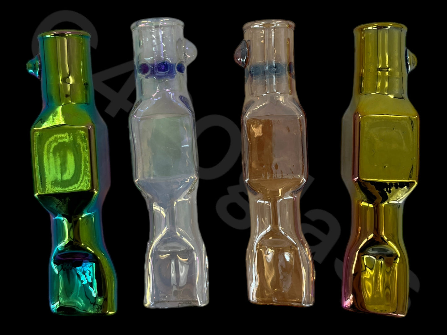 built in honeycomb screen chillum glass pipe