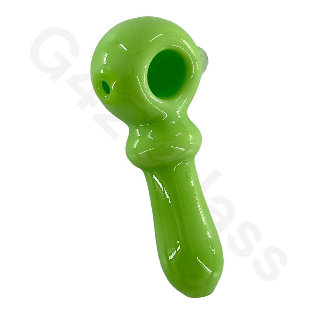 SP037 4 Inch Solid Color Hand Pipe | G420glass Spoon Pipe