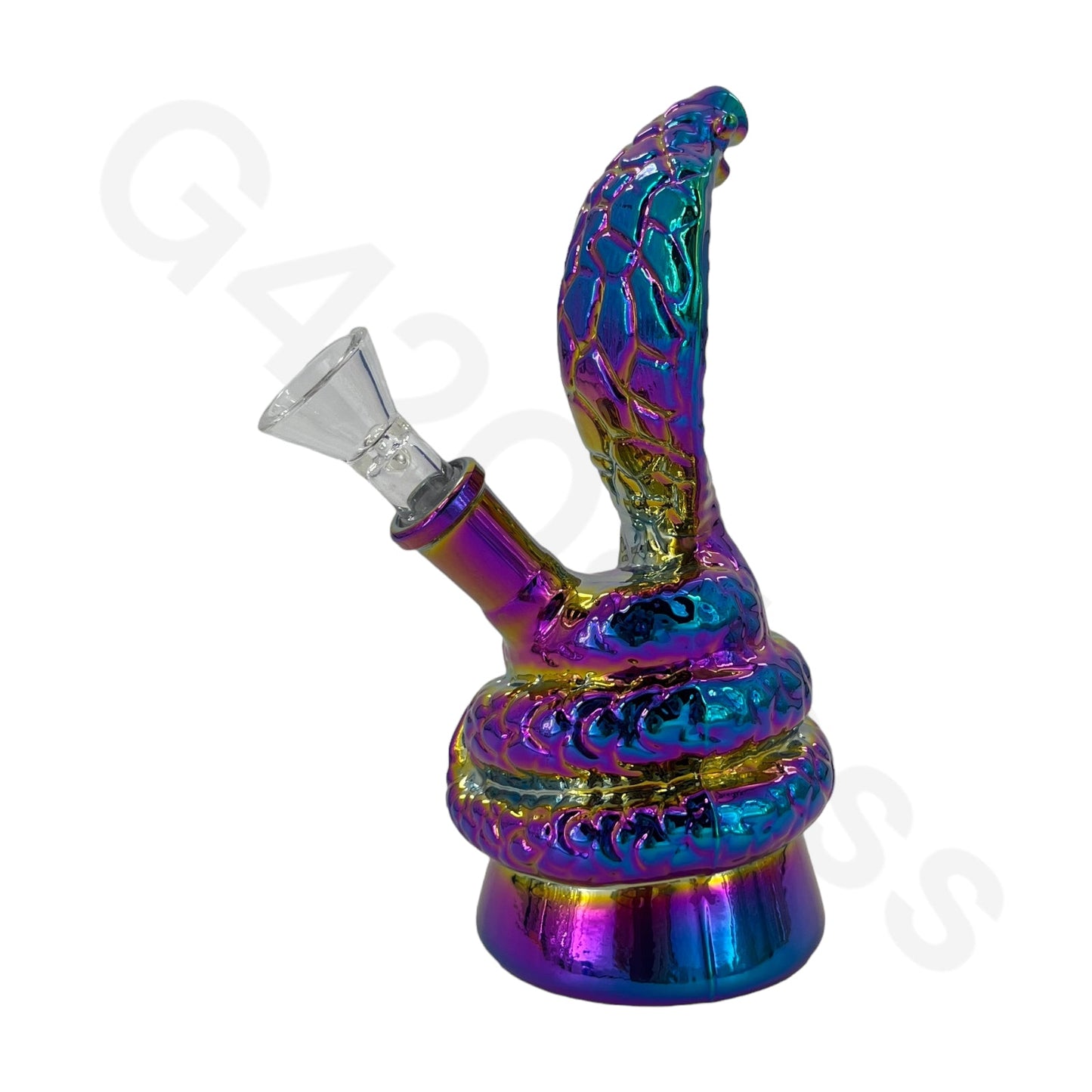S70 6 Inch Electroplate Snake Style Water Pipe Mini Bubbler Bongs