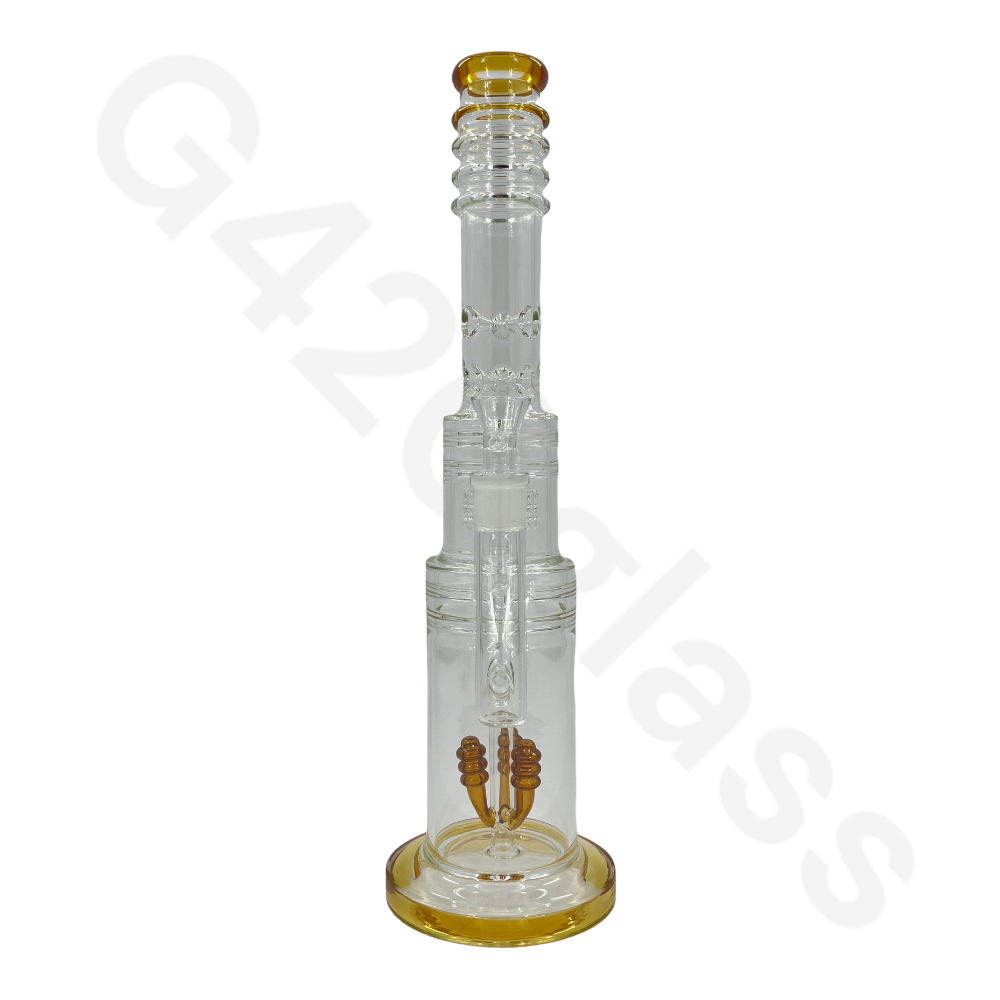 18 Inch Lookah Glass Monster Triple Chamber Pipe | Big Bong
