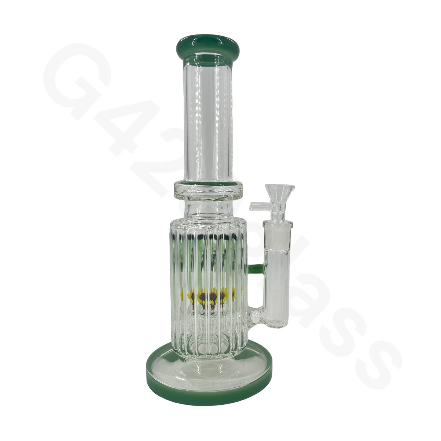 S73 11 Inch Wonder Land FlowerWater Pipe Mini Bubbler Glass Bongs Oil Rigs