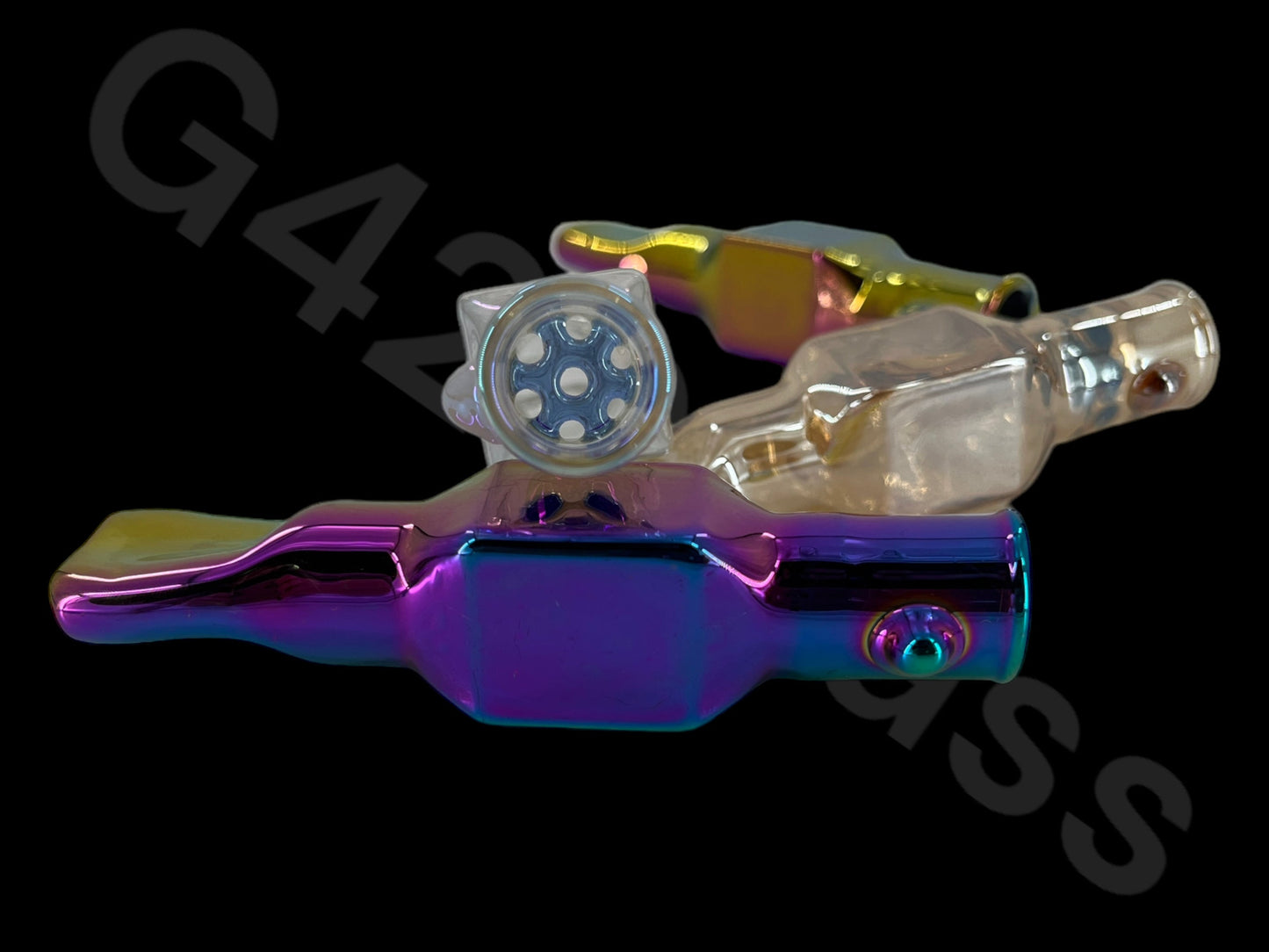 Magnificent glass chillum pipes