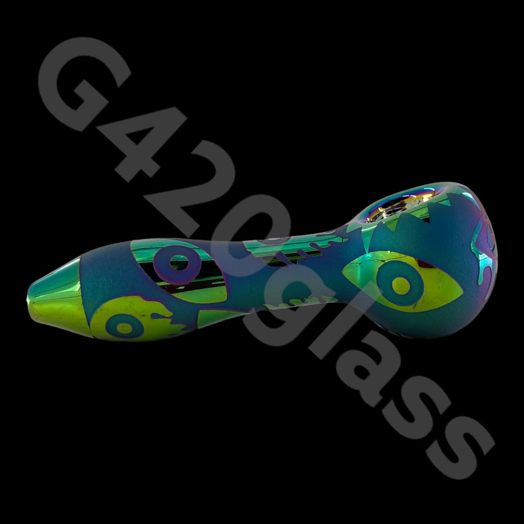 J06 5 Inch Geo Neo Spoon Pipe | Asst Colors & Designs