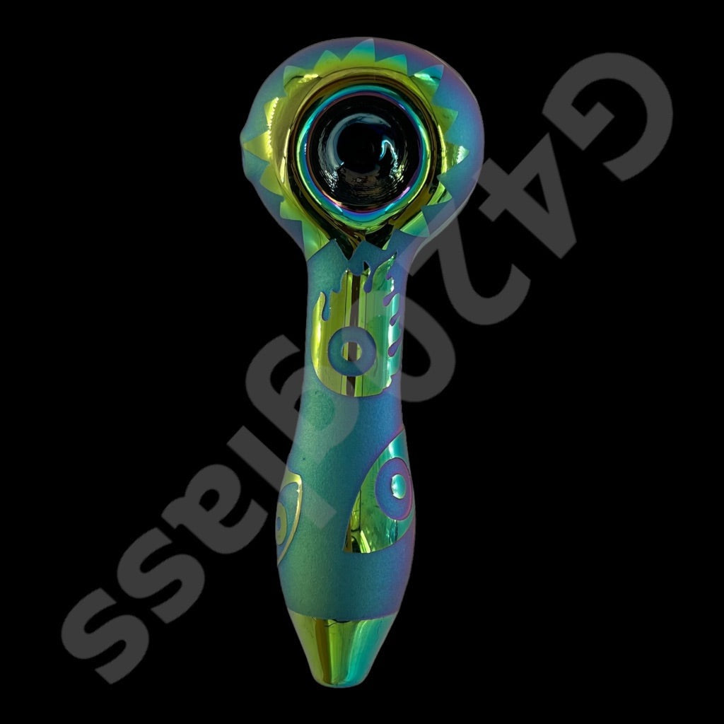 J06 5 Inch Geo Neo Spoon Pipe | Asst Colors & Designs