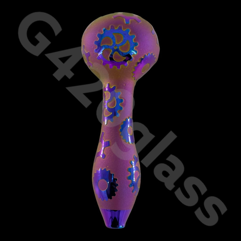 J06 5 Inch Geo Neo Spoon Pipe | Asst Colors & Designs
