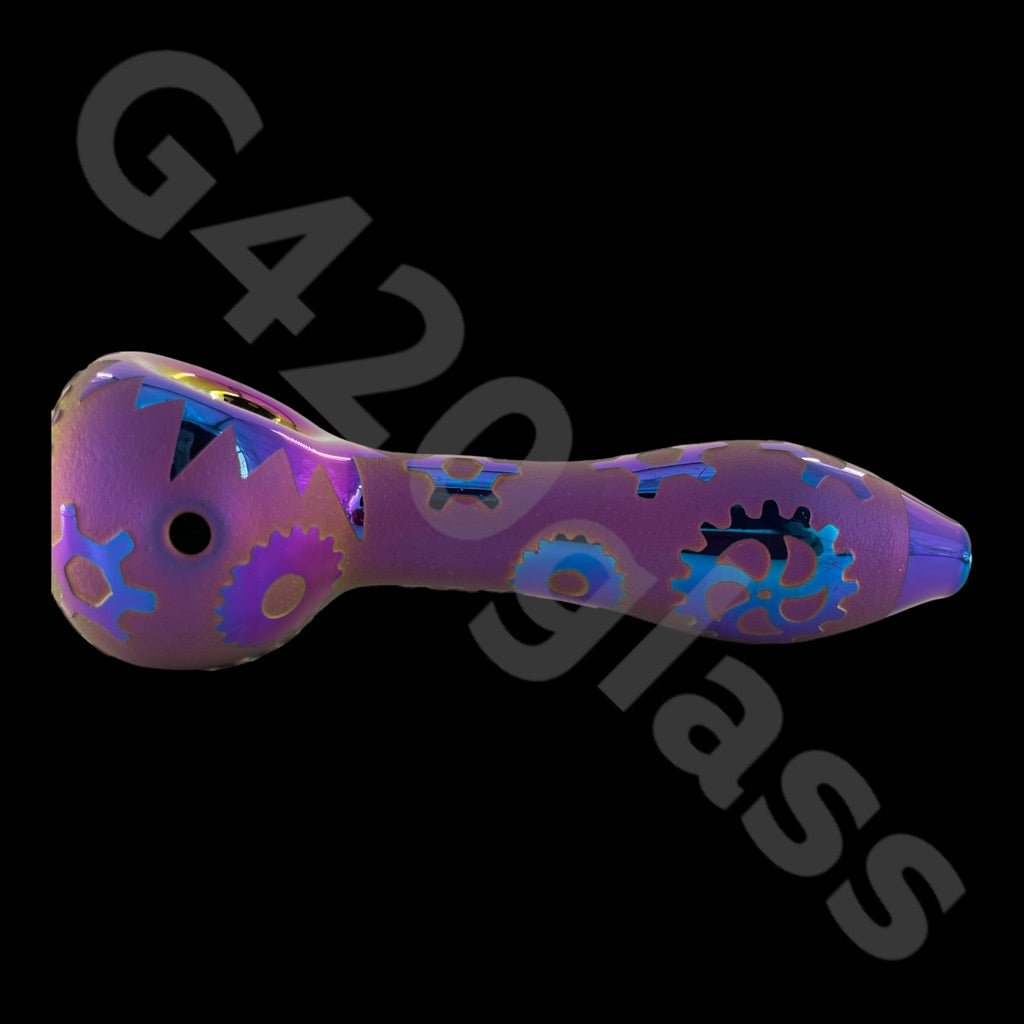 J06 5 Inch Geo Neo Spoon Pipe | Asst Colors & Designs