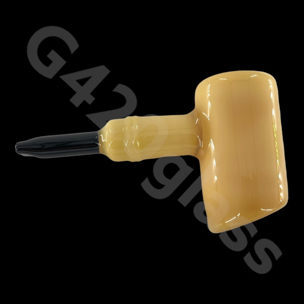 SP026 6 Inch G420glass Axe Hammer Hand Pipe | Colors Vary