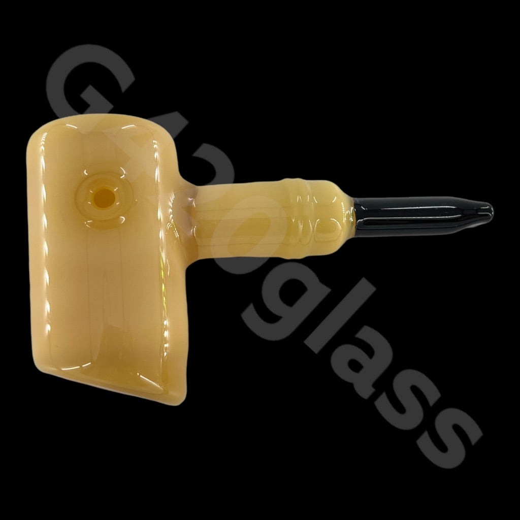 SP026 6 Inch G420glass Axe Hammer Hand Pipe | Colors Vary