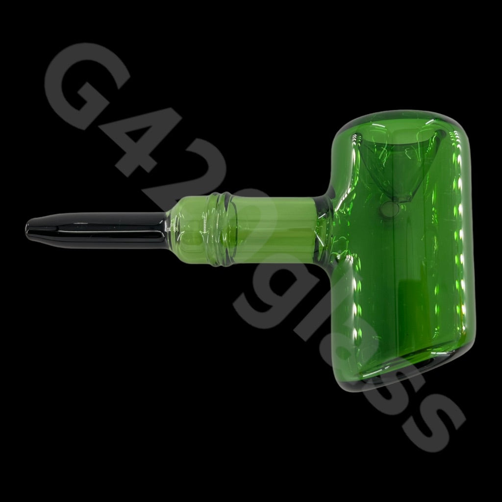 SP026 6 Inch G420glass Axe Hammer Hand Pipe | Colors Vary