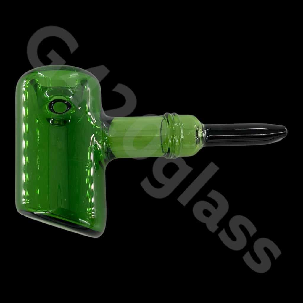 SP026 6 Inch G420glass Axe Hammer Hand Pipe | Colors Vary