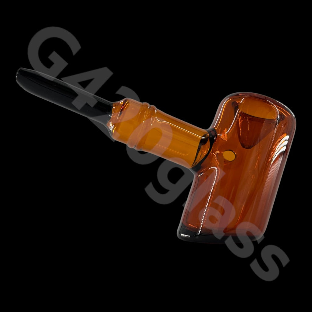 SP026 6 Inch G420glass Axe Hammer Hand Pipe | Colors Vary