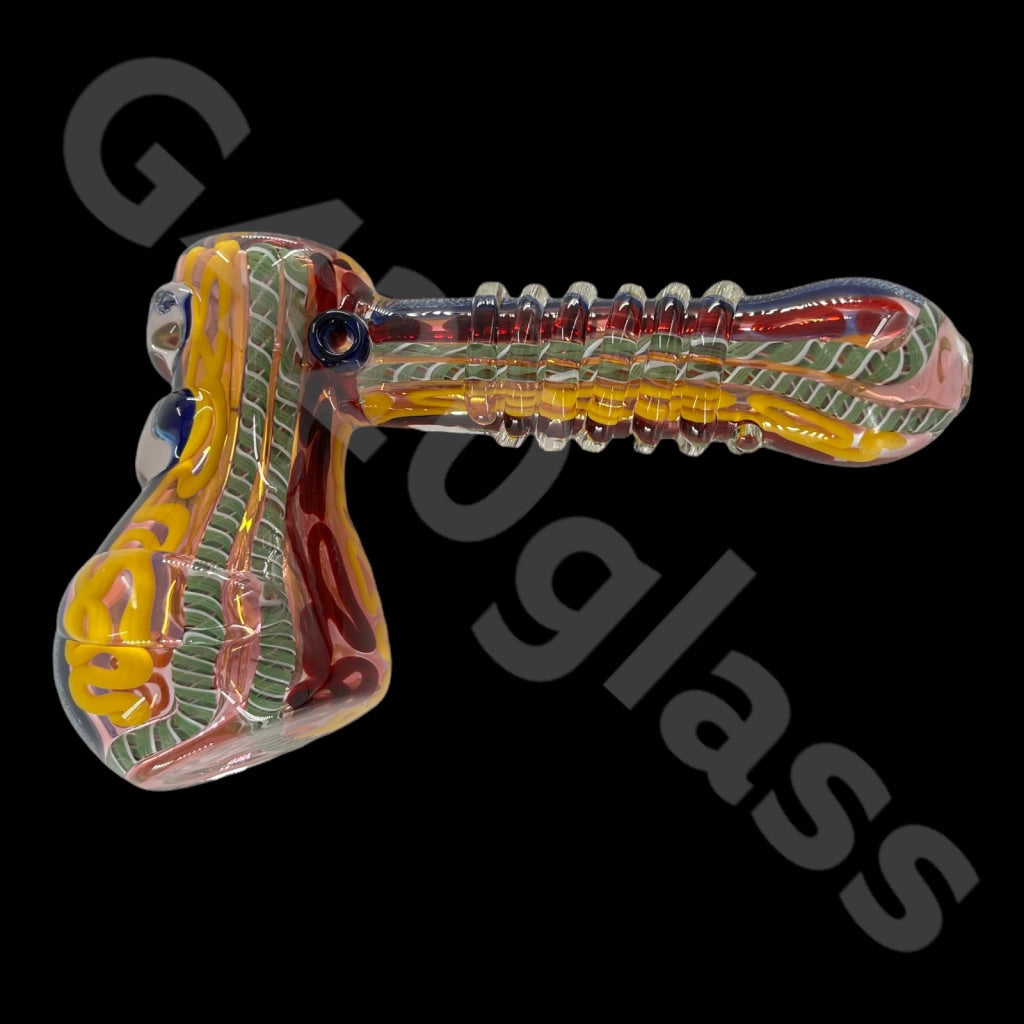 SP016 Dichroic Magnificent Hammer Bubbler | Heavy Duty - Gorgeous Color Combination