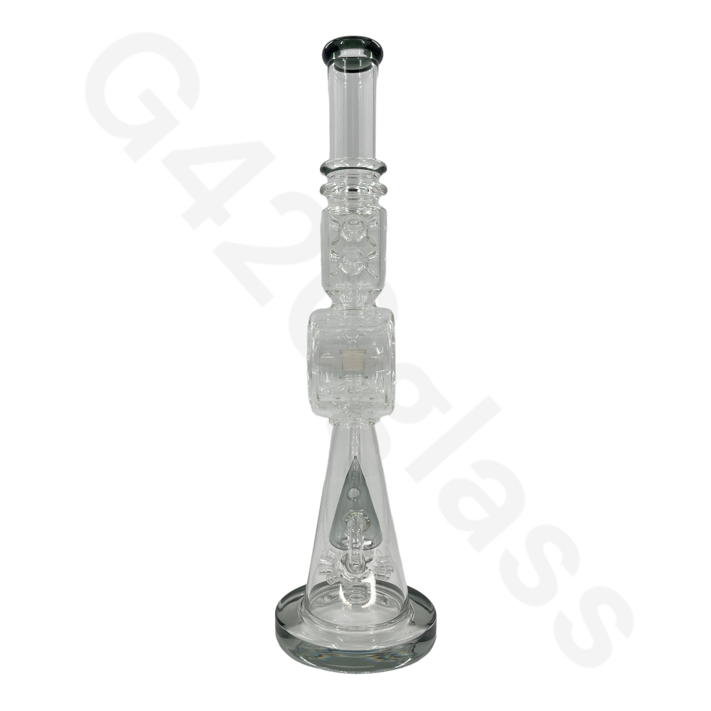 S43   17.3 Inch LOOKAH Conical Megacomplex Glass Bong | Water Pipes