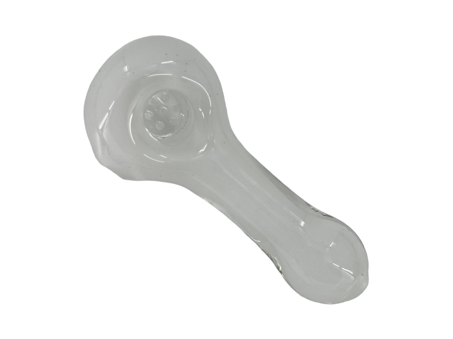 White glass hand pipes