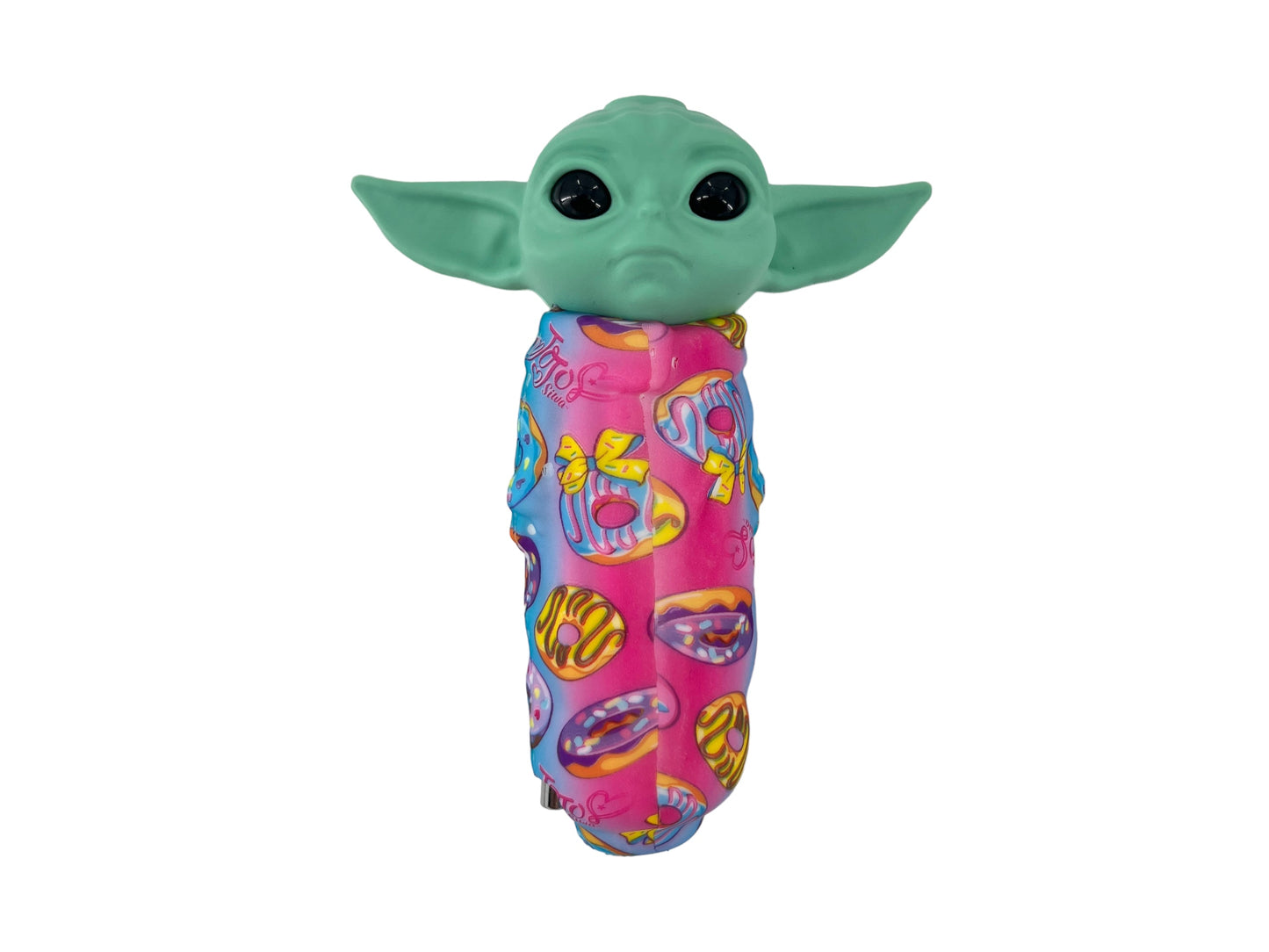 TX116 Gorgeous Baby Yoda Silicone Pipe Glass Bowl Star Wars Collectable Variety Patterned Color