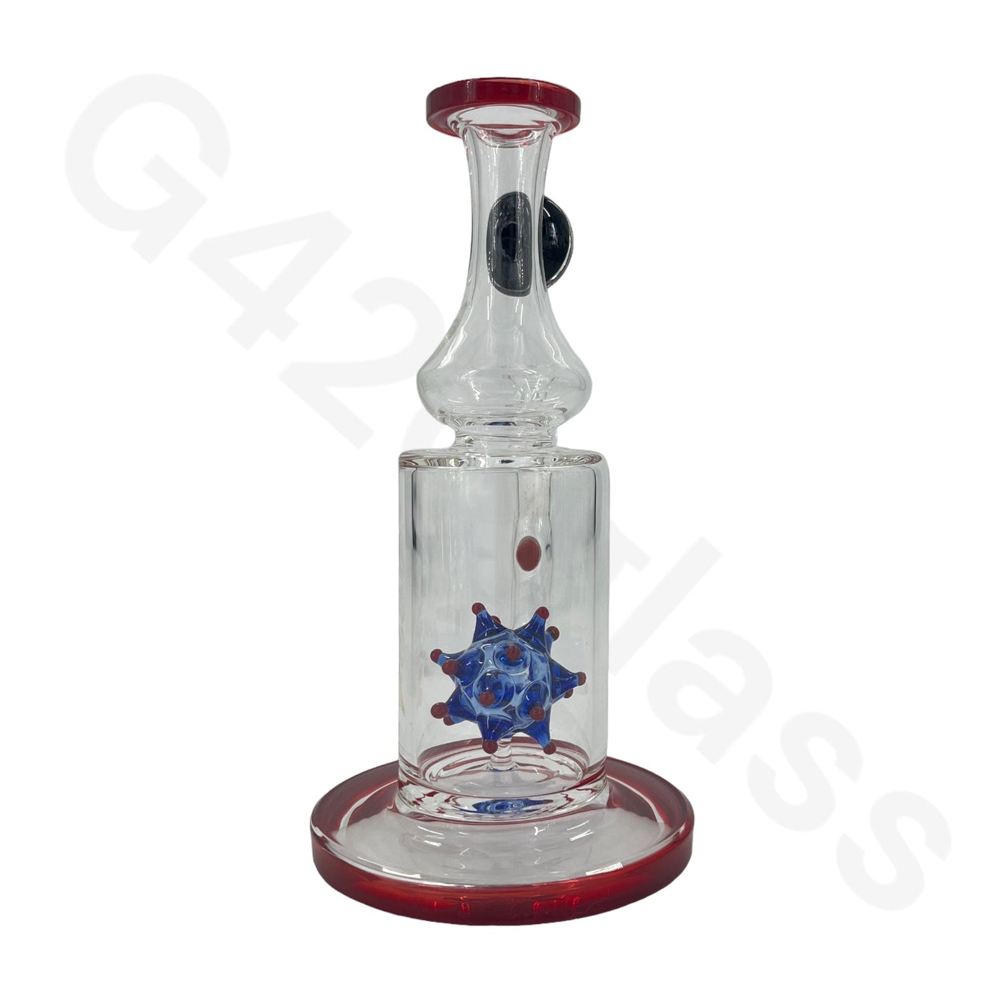 red covid-19 water pipe
