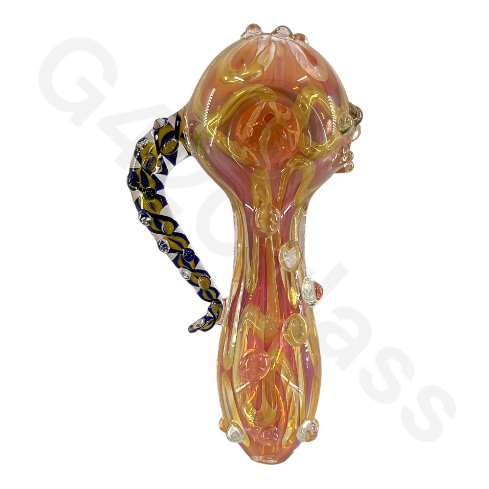 SP049   4 Inch Horned Hand Pipe | Spoon Hookah Pipe Tobacco