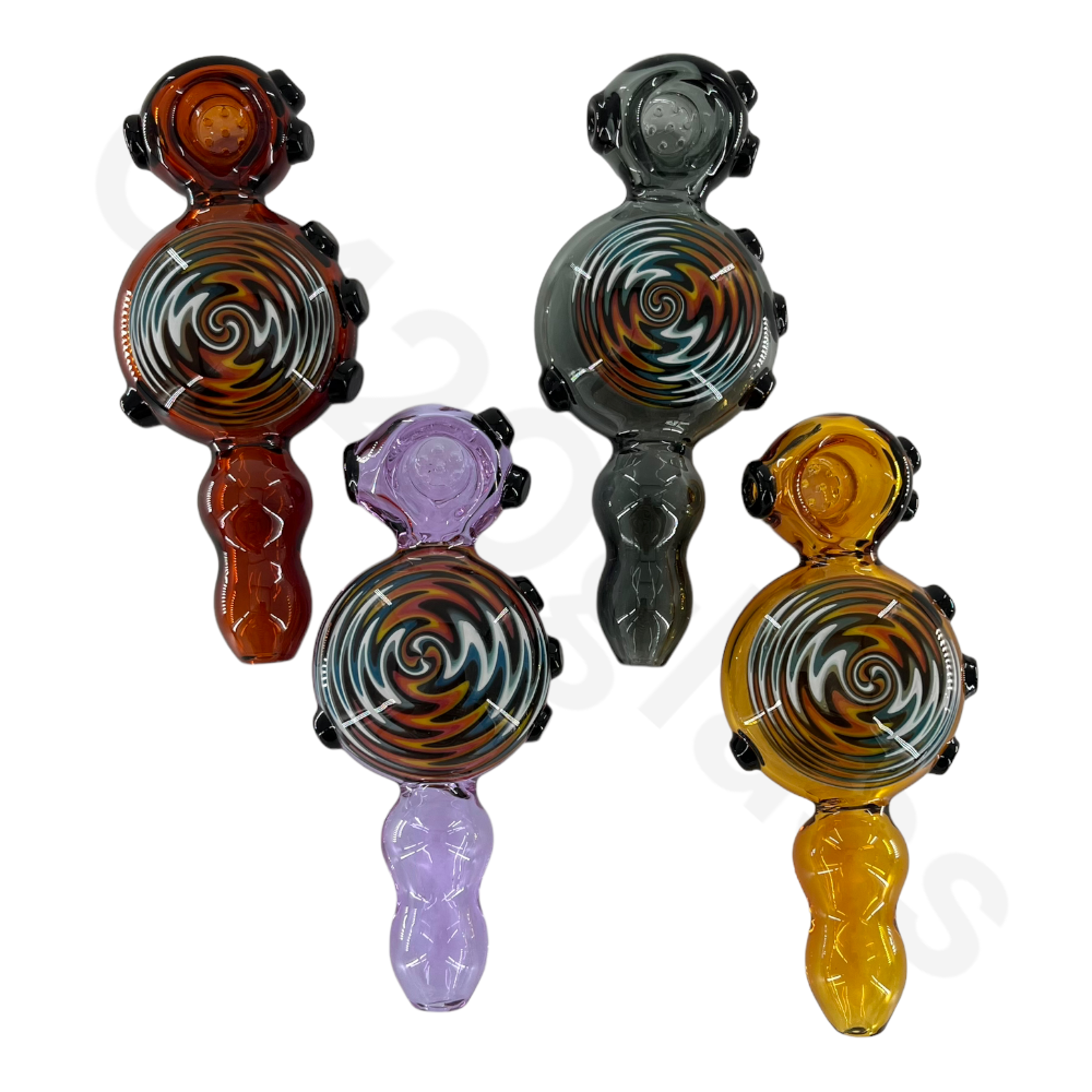 Gorgeous Pattern Glass PIpe