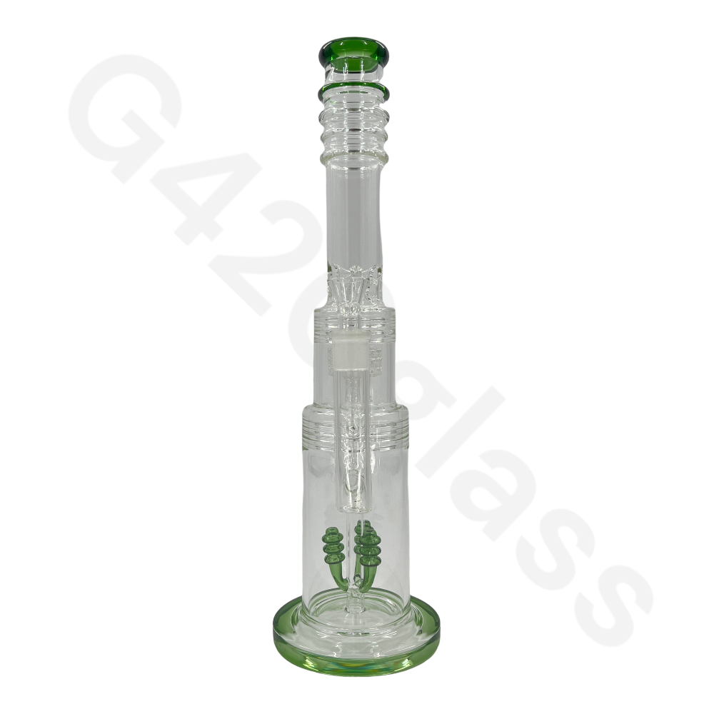 18 Inch Lookah Glass Monster Triple Chamber Pipe |  Big Bong