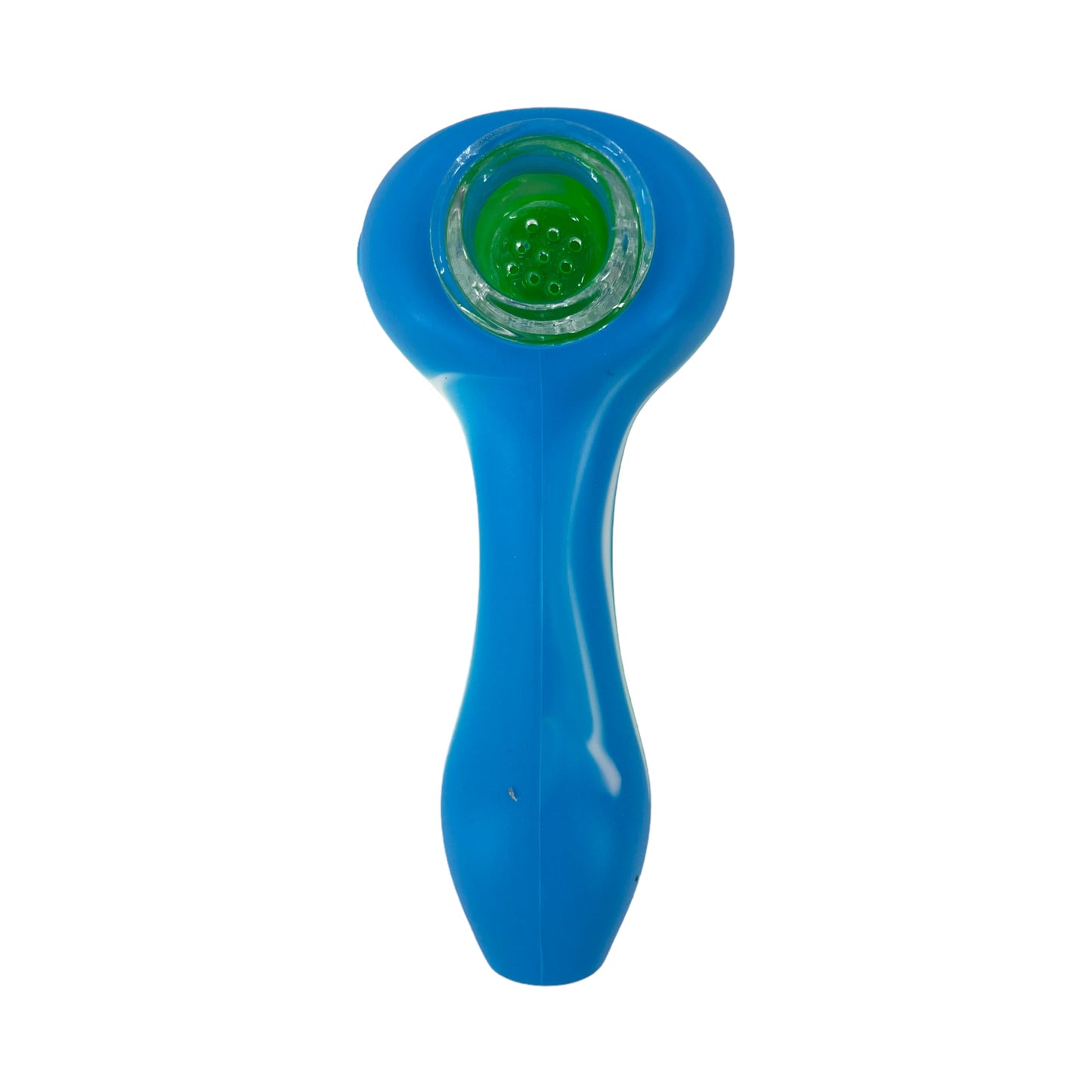 TY70 4.5 Inch Gorgeous Silicone Spoon Pipe with Glass Bowl Collectable Variety Color