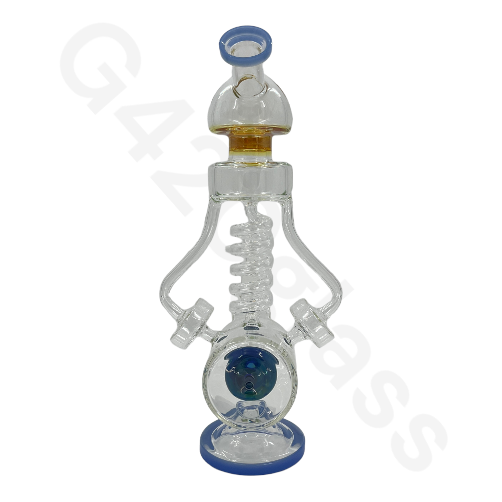 S57  15 Inch LOOKAH Jellyfish Water Pipe | Glass Bong