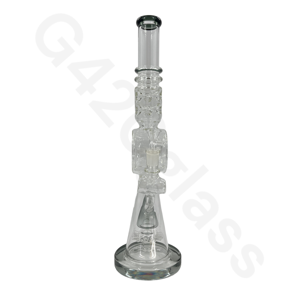 S43   17.3 Inch LOOKAH Conical Megacomplex Glass Bong | Water Pipes