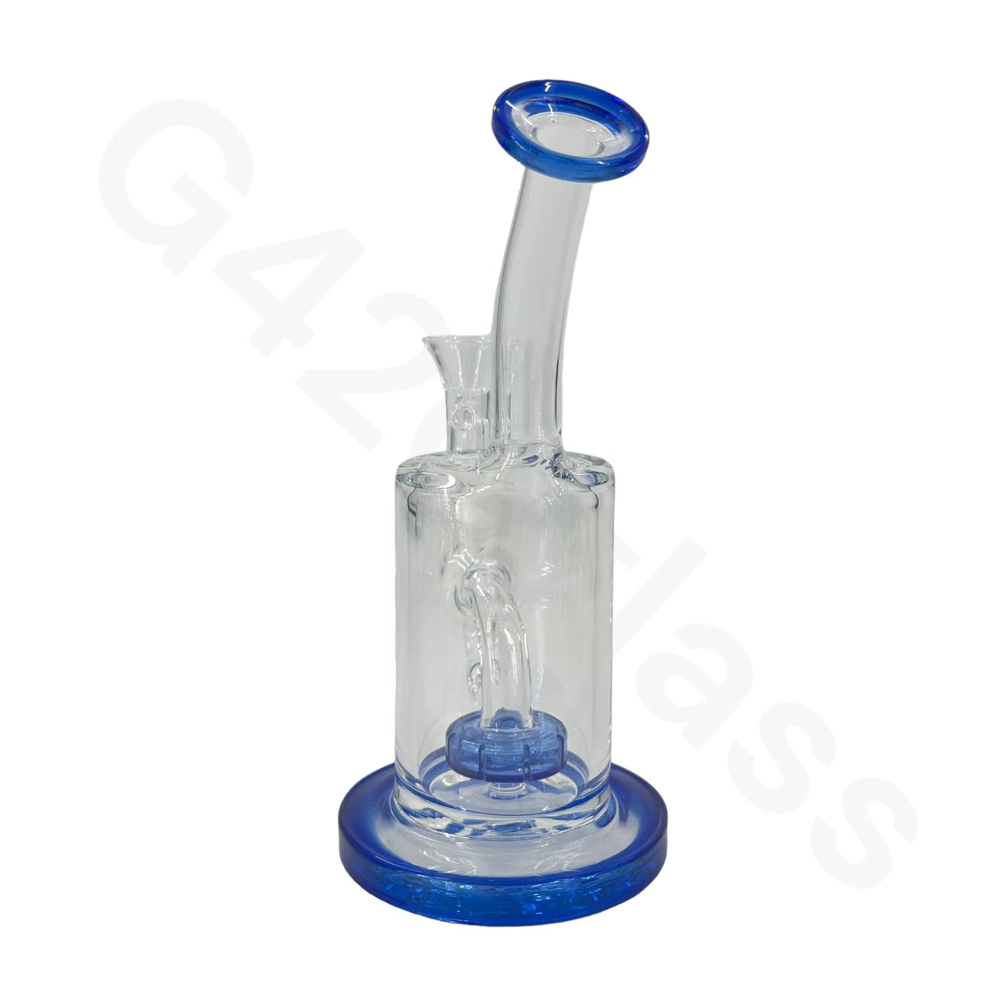 S82  7 Inch Simple Water Pipe Mini Bubbler Glass Bongs Oil Rigs