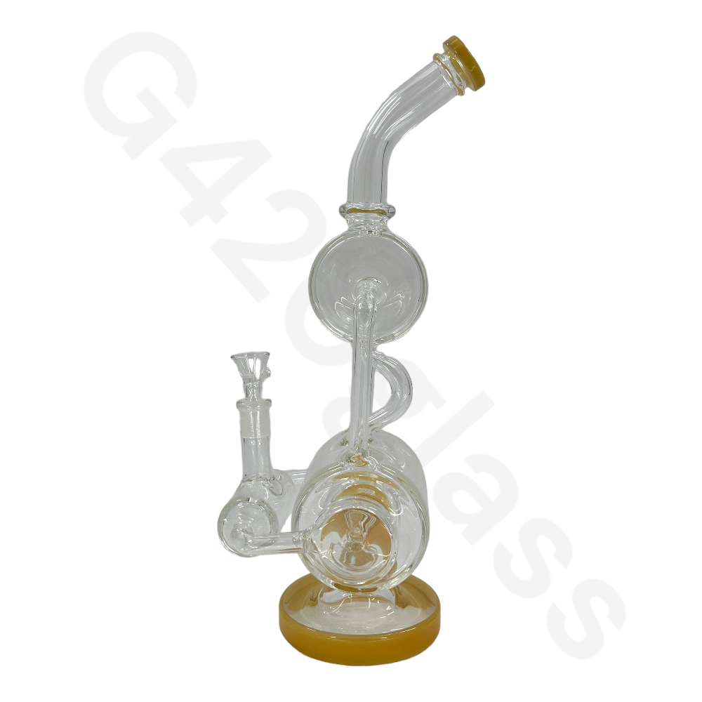 S58  15 Inch LOOKAH Transparency Water Pipe | Glass Bong