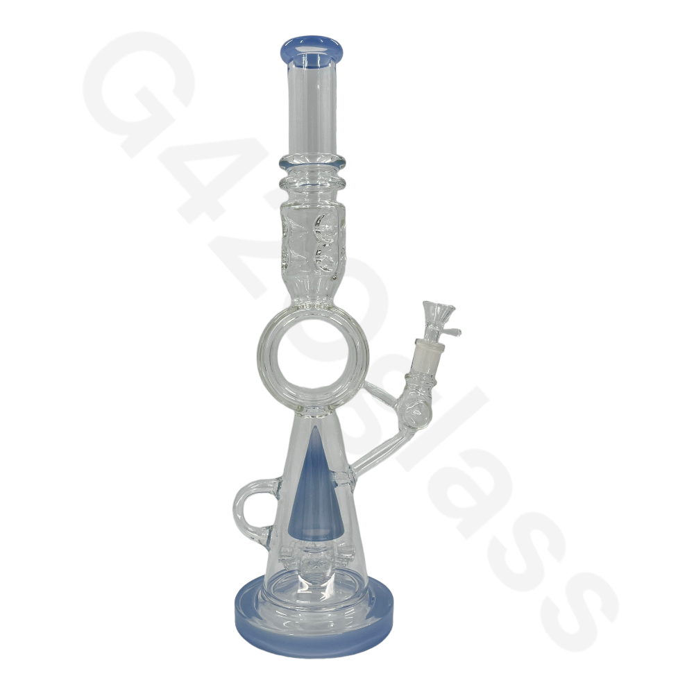 S43   17.3 Inch LOOKAH Conical Megacomplex Glass Bong | Water Pipes