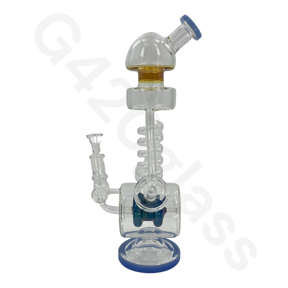 S57  15 Inch LOOKAH Jellyfish Water Pipe | Glass Bong