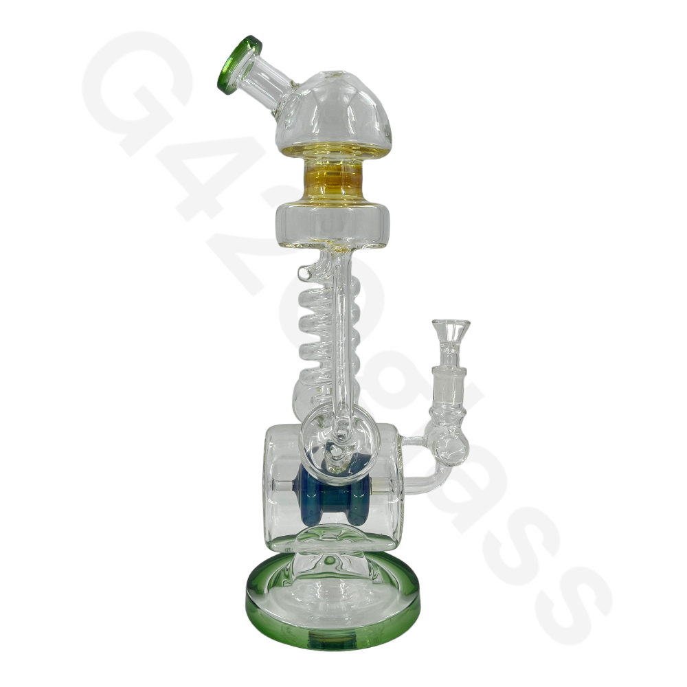 S57  15 Inch LOOKAH Jellyfish Water Pipe | Glass Bong