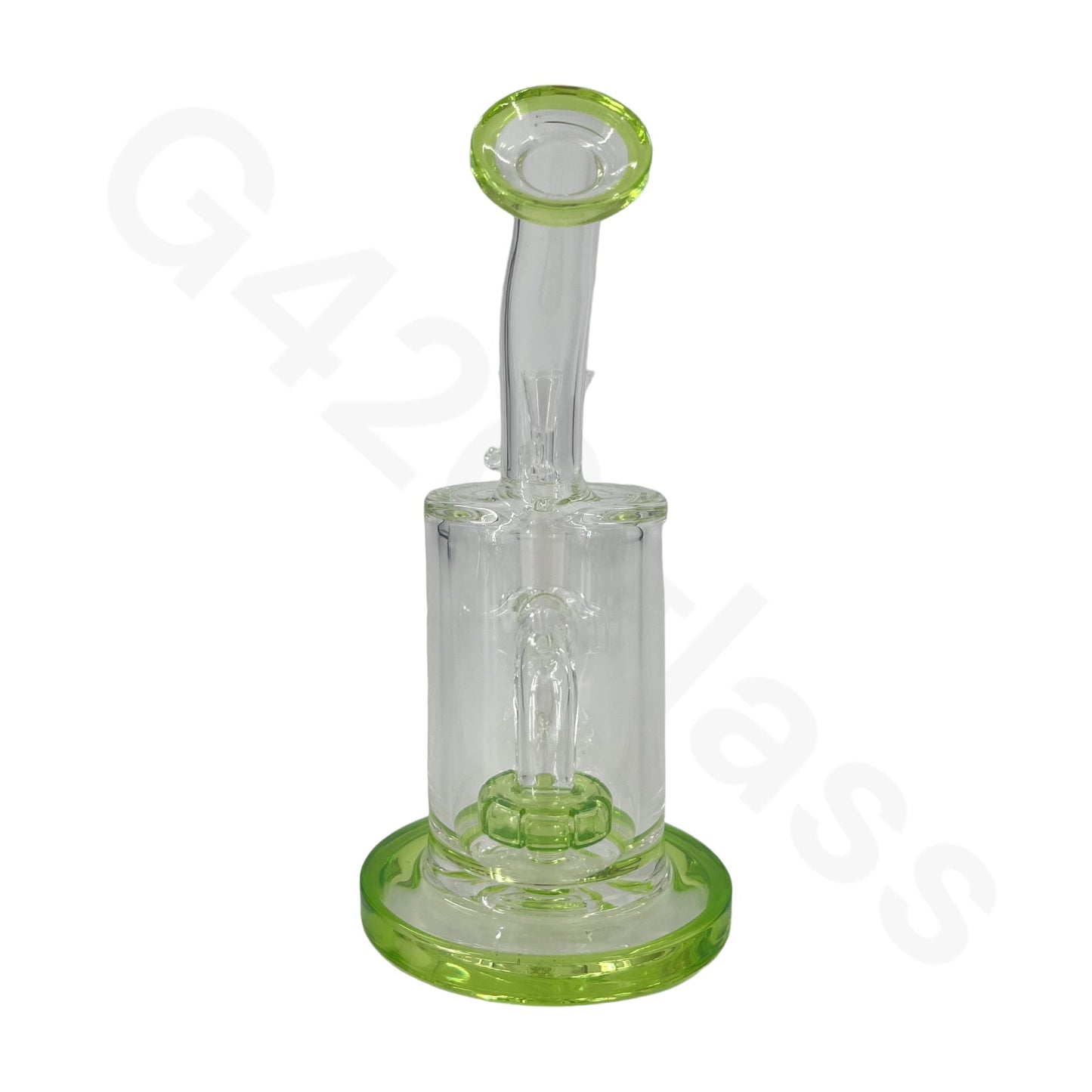 S82  7 Inch Simple Water Pipe Mini Bubbler Glass Bongs Oil Rigs