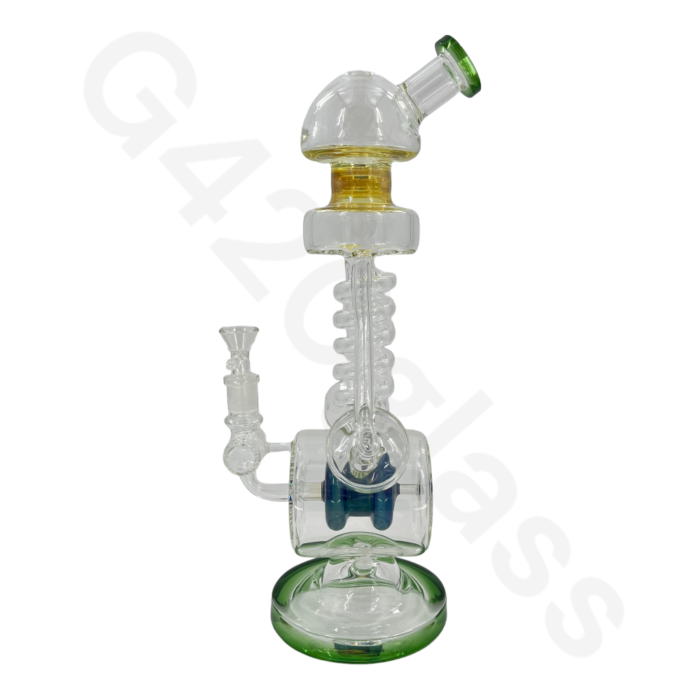 S57  15 Inch LOOKAH Jellyfish Water Pipe | Glass Bong